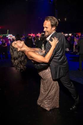 ABB GOLDHENNE- Marco van Dre und Mariella Ahrens tanzen zu Gast auf der Aftershow Party bei der Verleihung der 32.Goldenen Henne Publikumspreis in der Neue Messe Leipzig am 04.09.2026 in Leipzig Sachsen Deutschland