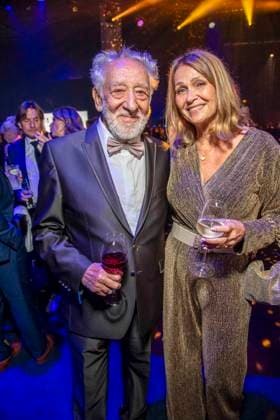 ABB GOLDHENNE- Dieter Hallervorden mit Ehefrau Christiane Zander Ehepaar zu Gast auf der Aftershow Party bei der Verleihung der 32.Goldenen Henne Publikumspreis in der Neue Messe Leipzig am 04.09.2026 in Leipzig Sachsen Deutschland