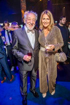 ABB GOLDHENNE- Dieter Hallervorden mit Ehefrau Christiane Zander Ehepaar zu Gast auf der Aftershow Party bei der Verleihung der 32.Goldenen Henne Publikumspreis in der Neue Messe Leipzig am 04.09.2026 in Leipzig Sachsen Deutschland