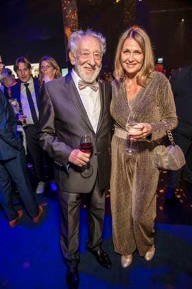 ABB GOLDHENNE- Dieter Hallervorden mit Ehefrau Christiane Zander Ehepaar zu Gast auf der Aftershow Party bei der Verleihung der 32.Goldenen Henne Publikumspreis in der Neue Messe Leipzig am 04.09.2026 in Leipzig Sachsen Deutschland