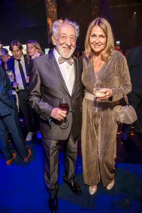 ABB GOLDHENNE- Dieter Hallervorden mit Ehefrau Christiane Zander Ehepaar zu Gast auf der Aftershow Party bei der Verleihung der 32.Goldenen Henne Publikumspreis in der Neue Messe Leipzig am 04.09.2026 in Leipzig Sachsen Deutschland