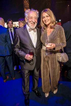 ABB GOLDHENNE- Dieter Hallervorden mit Ehefrau Christiane Zander Ehepaar zu Gast auf der Aftershow Party bei der Verleihung der 32.Goldenen Henne Publikumspreis in der Neue Messe Leipzig am 04.09.2026 in Leipzig Sachsen Deutschland