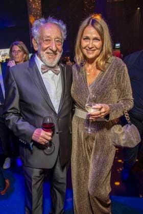 ABB GOLDHENNE- Dieter Hallervorden mit Ehefrau Christiane Zander Ehepaar zu Gast auf der Aftershow Party bei der Verleihung der 32.Goldenen Henne Publikumspreis in der Neue Messe Leipzig am 04.09.2026 in Leipzig Sachsen Deutschland
