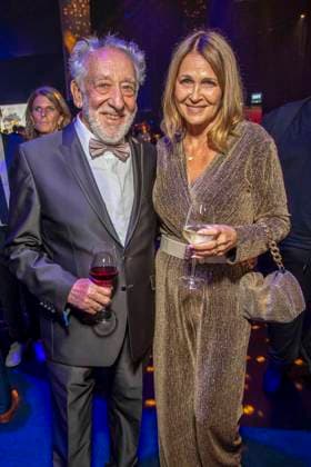 ABB GOLDHENNE- Dieter Hallervorden mit Ehefrau Christiane Zander Ehepaar zu Gast auf der Aftershow Party bei der Verleihung der 32.Goldenen Henne Publikumspreis in der Neue Messe Leipzig am 04.09.2026 in Leipzig Sachsen Deutschland