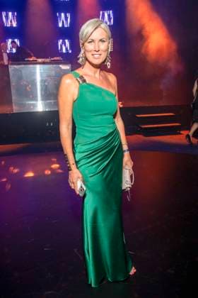 ABB GOLDHENNE- Kamilla Senjo gruenes Kleid zu Gast auf der Aftershow Party bei der Verleihung der 32.Goldenen Henne Publikumspreis in der Neue Messe Leipzig am 04.09.2026 in Leipzig Sachsen Deutschland