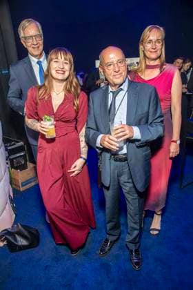 ABB GOLDHENNE- Dietmar Bartsch, Heidi Reichinnek, Gregor Gysi und Eva von Angern Linke Politiker zu Gast auf der Aftershow Party bei der Verleihung der 32.Goldenen Henne Publikumspreis in der Neue Messe Leipzig am 04.09.2026 in Leipzig Sachsen Deutschland
