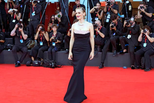 Greta Scarano bei der Premiere des Kinofilms Mr. Nelson, Did You Kill People Nelson-san, anata wa hito o koro shimashita ka? auf der Biennale di Venezia 2023 83. Internationale Filmfestspiele von Venedig im Palazzo del Cinema. Venedig, 04.09.2026