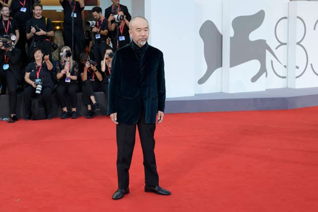 Shinya Tsukamoto bei der Premiere des Kinofilms Mr. Nelson, Did You Kill People Nelson-san, anata wa hito o koro shimashita ka? auf der Biennale di Venezia 2023 83. Internationale Filmfestspiele von Venedig im Palazzo del Cinema. Venedig, 04.09.2026