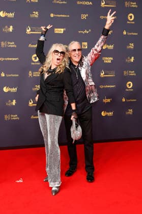 Petra Zieger und Peter Taudte bei der 32. Verleihung der Goldenen Henne 2026 in der Leipziger Messe. Leipzig, 04.09.2026
