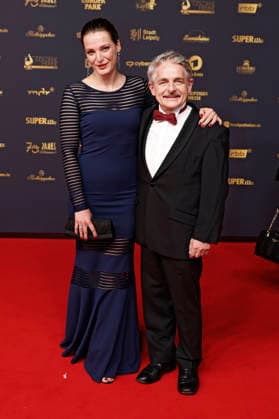 Berit Möller und Volker Zack Michalowski bei der 32. Verleihung der Goldenen Henne 2026 in der Leipziger Messe. Leipzig, 04.09.2026