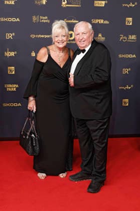 Ulli Wegner mit Ehefrau Margret Wegner bei der 32. Verleihung der Goldenen Henne 2026 in der Leipziger Messe. Leipzig, 04.09.2026