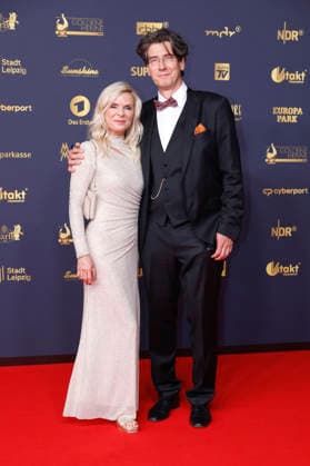 Uta Bresan mit Ehemann Karsten Freund bei der 32. Verleihung der Goldenen Henne 2026 in der Leipziger Messe. Leipzig, 04.09.2026