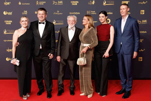 Kati Schulze, Sven Schulze, Dieter Hallervorden, Christiane Zander und Gäste bei der 32. Verleihung der Goldenen Henne 2026 in der Leipziger Messe. Leipzig, 04.09.2026
