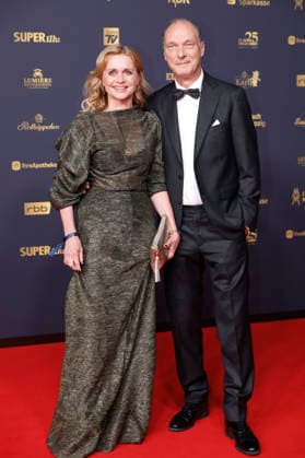 Martin Brambach mit Ehefrau Christine Sommer bei der 32. Verleihung der Goldenen Henne 2026 in der Leipziger Messe. Leipzig, 04.09.2026