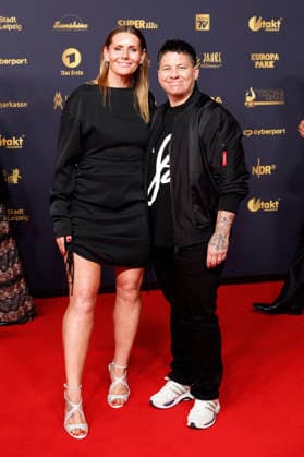 Kerstin Ott mit Ehefrau Karolina Köppen bei der 32. Verleihung der Goldenen Henne 2026 in der Leipziger Messe. Leipzig, 04.09.2026