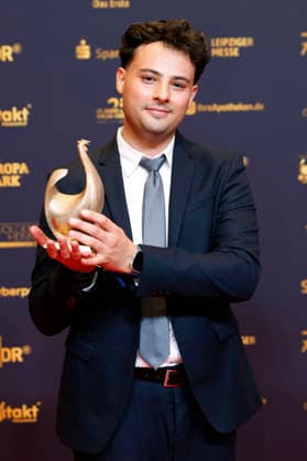 Majeed Yarim bei der 32. Verleihung der Goldenen Henne 2026 in der Leipziger Messe. Leipzig, 04.09.2026