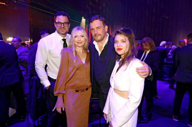 Tobias Licht, Johanna Christine Gehlen, Sebastian Bezzel und Lara Mandoki bei der 32. Verleihung der Goldenen Henne 2026 in der Leipziger Messe. Leipzig, 04.09.2026