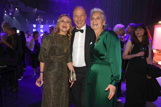 Christine Sommer, Martin Brambach und Sarah Wiener bei der 32. Verleihung der Goldenen Henne 2026 in der Leipziger Messe. Leipzig, 04.09.2026