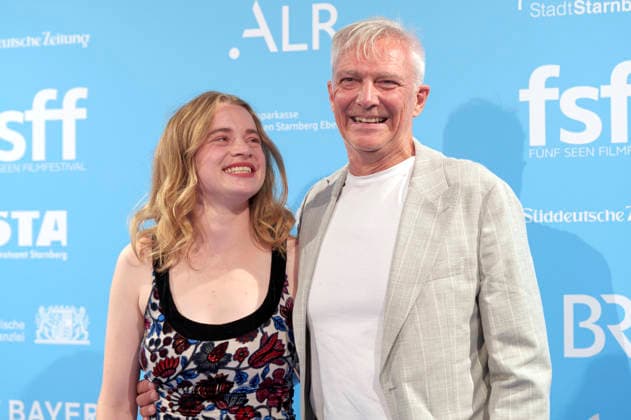 Luna Wedler und Matthias Helwig bei der 8. Verleihung des Hannelore-Elsner-Preises auf dem 20. Fünf Seen Filmfestival 2026 in der Schlossberghalle. Starnberg, 04.09.2026