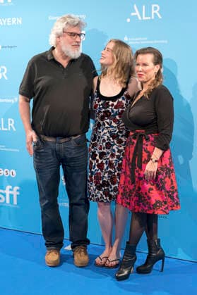 Carsten Zehm, Luna Wedler und Katalin Gödrös bei der 8. Verleihung des Hannelore-Elsner-Preises auf dem 20. Fünf Seen Filmfestival 2026 in der Schlossberghalle. Starnberg, 04.09.2026