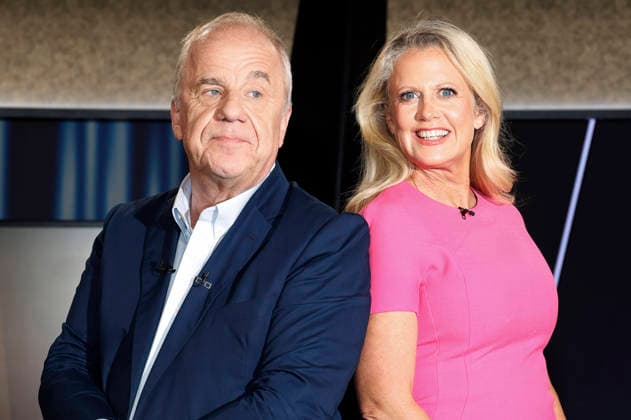 Hubertus Meyer-Burckhardt und Barbara Schöneberger bei der Aufzeichnung der NDR Talk Show im NDR Fernsehstudio Lokstedt. Hamburg, 04.09.2026