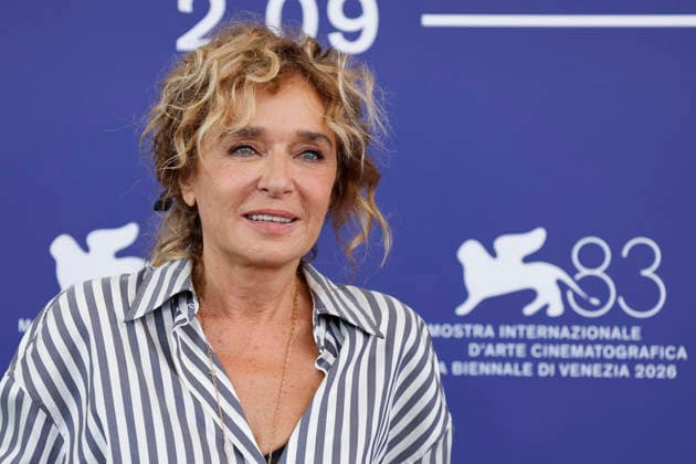 September 5, 2026, Venice, ITALY: Italian actor Valeria Golino poses for the photocell of ™Serpenti at the 83rd annual Venice International Film Festival, in Venice, Italy, 05 September 2026. The movie is presented out the competition at the festival running from 02 to 12 September 2026. ANSA FABIO FRUSTACI. Venice ITALY  - ZUMAa110 20260905_zaf_a110_006 Copyright: xFabioxFrustacix