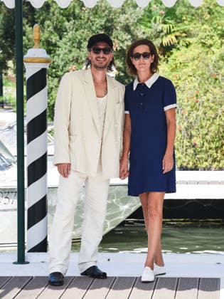 IPA88145708 - Venice, 83rd Venice International Film Festival 2026 - Day 4 - Arrivals at the Excelsior Hotel pier - Pictured: Luca Marinelli, Alissa Jung  Copyright: xFrancescaxViecelix xFrancescaxViecelix 88145708