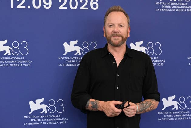 September 5, 2026, Venice, Rome, Italy: Kiefer Sutherland during the photocall for Father Joe, 83rd Venice Film Festival. Venice, September 5, 2026 Venice Italy  - ZUMAa289 20260905_zia_a289_233 Copyright: xMariaxLauraxAntonellix xAgfx