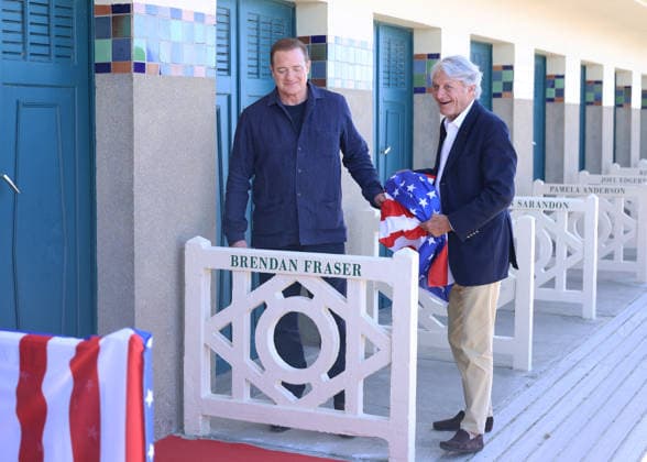Brendan Fraser inaugurated his beach cabin on the Deauville boardwalk during the 52nd American Film Festival on September 5, 2026, in the presence of the city’s mayor, P. Augier, Denis Guignebourg, Bestimage. Brendan Fraser inaugurates his beach cabin on the Deauville boardwalk during the 52nd American Film Festival on September 5, 2026, in the presence of the city’s mayor, P. Augier, Deauville, France Copyright: xDenisxGuignebourgx xBestimagexDenisxGuignebourgx xBestimagex