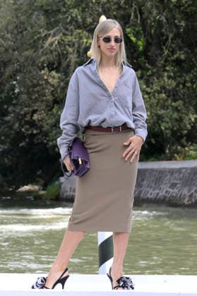 Virna Toppi bei der Ankunft am Pier des Hotels Excelsior auf der Biennale di Venezia 2026 83. Internationale Filmfestspiele von Venedig. Venedig, 05.09.2026