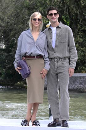Virna Toppi und Nicola Del Freo bei der Ankunft am Pier des Hotels Excelsior auf der Biennale di Venezia 2026 83. Internationale Filmfestspiele von Venedig. Venedig, 05.09.2026