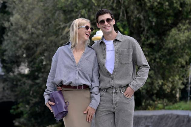 Virna Toppi und Nicola Del Freo bei der Ankunft am Pier des Hotels Excelsior auf der Biennale di Venezia 2026 83. Internationale Filmfestspiele von Venedig. Venedig, 05.09.2026