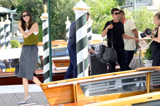 Benedetta Porcaroli und Riccardo Scamarcio bei der Ankunft am Pier des Hotels Excelsior auf der Biennale di Venezia 2026 83. Internationale Filmfestspiele von Venedig. Venedig, 05.09.2026