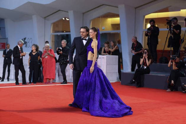 Venice 2026 Kinéo Award NB Brooklyn Beckham, Nicola Peltz attending the Kinéo Award Red carpet as part of the 83th Venice International Film Festival at the Lido in Venice, Italy on September 05, 2026. Photo by Nasser Berzane ABACAPRESS.COM Venice Italy  Copyright: xBerzanexNasser ABACAx