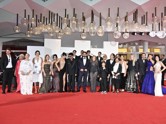 IPA88163831 - Venice, 83rd Venice International Film Festival 2026 - Night 4 - Red Carpet for the film Serpenti. Pictured: the award winners  Copyright: xSimonexComix xPoolxPhotoxEventsx08x 88163831