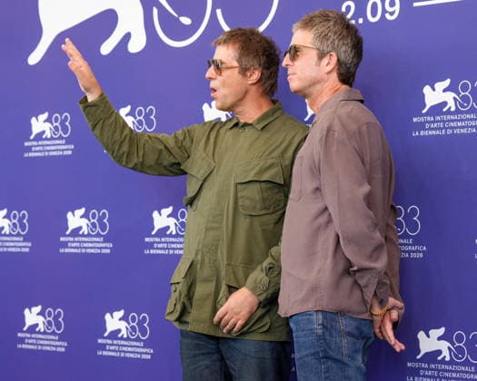 Liam Gallagher and Noel Gallagher attending the Oasis *Don’t Look Back in Anger* photocall during the 83rd Venice International Film Festival on September 5, 2026, in Venice, Italy. Lucia Sabatelli, Venice, Italy  Copyright: xLuciaxSabatellix xBestimagexLuciaxSabatellix xBestimagex