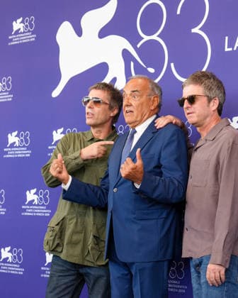 Liam Gallagher, Alberto Barbera, and Noel Gallagher attending the Oasis: Don’t Look Back in Anger photocall during the 83rd Venice International Film Festival on September 5, 2026, in Venice, Italy. Lucia Sabatelli, Venice, Italy  Copyright: xLuciaxSabatellix xBestimagexLuciaxSabatellix xBestimagex