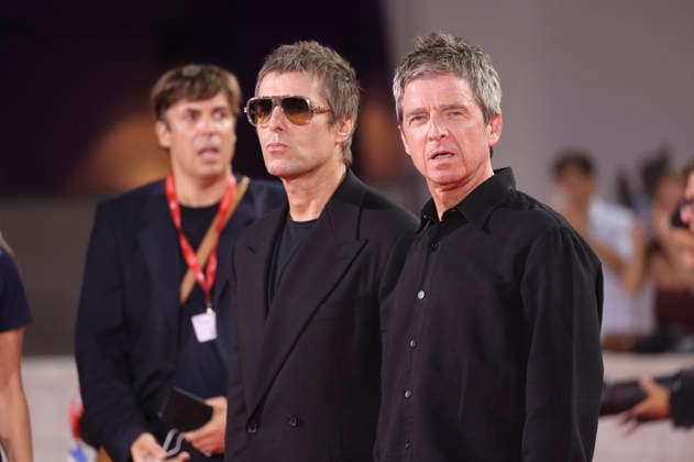 Noel Gallagher und Liam Gallagher bei der Premiere des Dokumentarfilms Oasis: Don t Look Back in Anger auf der Biennale di Venezia 2023 83. Internationale Filmfestspiele von Venedig im Palazzo del Cinema. Venedig, 05.09.2026