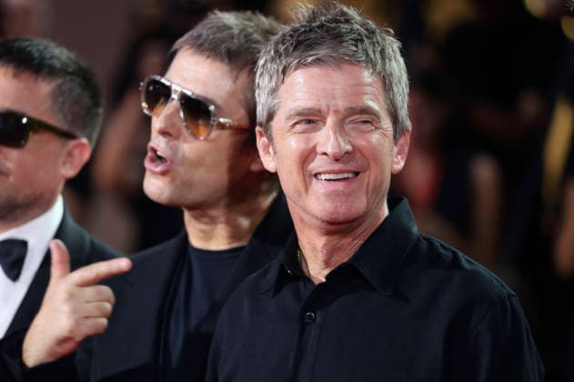 Liam Gallagher und Noel Gallagher bei der Premiere des Dokumentarfilms Oasis: Don t Look Back in Anger auf der Biennale di Venezia 2023 83. Internationale Filmfestspiele von Venedig im Palazzo del Cinema. Venedig, 05.09.2026