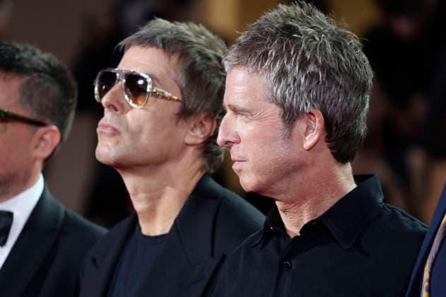 Liam Gallagher und Noel Gallagher bei der Premiere des Dokumentarfilms Oasis: Don t Look Back in Anger auf der Biennale di Venezia 2023 83. Internationale Filmfestspiele von Venedig im Palazzo del Cinema. Venedig, 05.09.2026