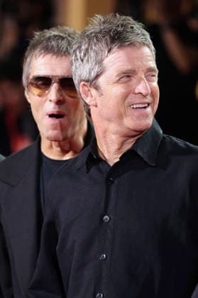 Liam Gallagher und Noel Gallagher bei der Premiere des Dokumentarfilms Oasis: Don t Look Back in Anger auf der Biennale di Venezia 2023 83. Internationale Filmfestspiele von Venedig im Palazzo del Cinema. Venedig, 05.09.2026