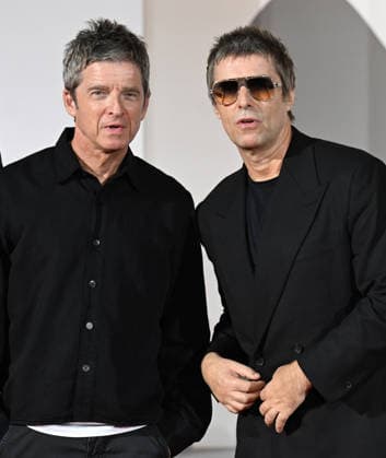 British musicians Noel Gallagher and Liam Gallagher attend the premiere of Oasis: Don t Look Back In Anger at the 83rd Venice Film Festival in Venice, Italy on Saturday, September 5, 2026.  VEN202609051105 RUNExHELLESTAD