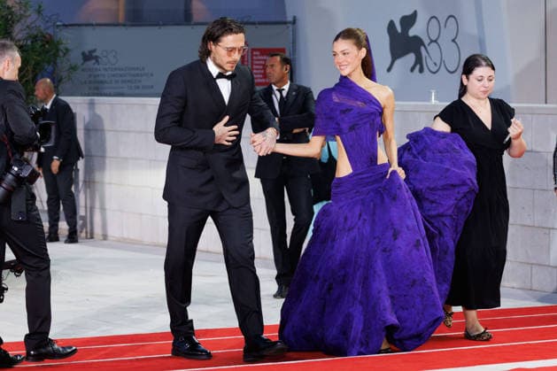 News - Kineo Award Red Carpet - The 83rd Venice International Film Festival VENICE, ITALY - SEPTEMBER 05: Brooklyn Beckam and Nicola Peltz Beckam attendthe Kineo Award Red Carpet during the 83rd Venice International Film Festival at Sala Grande on September 05, 2026 in Venice, Italy. Photo: Cinzia Camela. Lido di Venezia Palazzo del Cinema Italy Copyright: xCinziaxCamelax xLiveMediax LPN_2648281