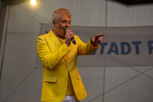05.09.2026 - 775. Stadtjubiläum Pasewalk - Ross Antony trat live auf dem Marktplatz auf Pasewalk Mecklenburg-Vorpommern Deutschland