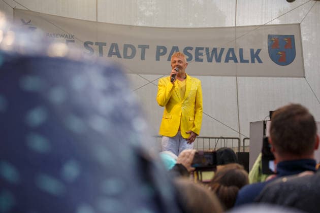 05.09.2026 - 775. Stadtjubiläum Pasewalk - Ross Antony trat live auf dem Marktplatz auf Pasewalk Mecklenburg-Vorpommern Deutschland