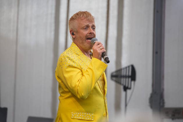 05.09.2026 - 775. Stadtjubiläum Pasewalk - Ross Antony trat live auf dem Marktplatz auf Pasewalk Mecklenburg-Vorpommern Deutschland