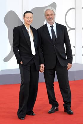 Kasia Smutniak und Domenico Procacci bei der Premiere des Kinofilms SuccederÃ questa notte auf der Biennale di Venezia 2023 83. Internationale Filmfestspiele von Venedig im Palazzo del Cinema. Venedig, 05.09.2026