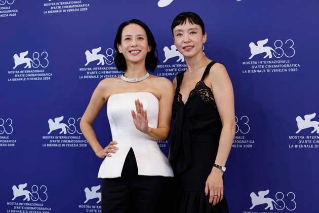 September 6, 2026, Venice, ITALY: South Korean actors Cho Yeo-jeong (R) and Jeon Do-yeon pose for the photocall of ™Ga-neung-han sa-rang (Possible Love) at the 83rd annual Venice International Film Festival, in Venice, Italy, 06 September 2026. The movie is presented in official competition Venezia83 at the festival running from 02 to 12 September 2026. ANSA FABIO FRUSTACI. Venice ITALY  - ZUMAa110 20260906_zaf_a110_015 Copyright: xFabioxFrustacix