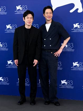 IPA88195798 - Venice, 83rd Venice International Film Festival 2026 - Day 5 - Photocall for the film Ga-neung-han Sa-rang (Possible Love) . Pictured: Seol Kyeong-gu, Jo In-sung  Copyright: xAlbertoxTerenghix xPoolxPhotoxEventsx08x 88195798