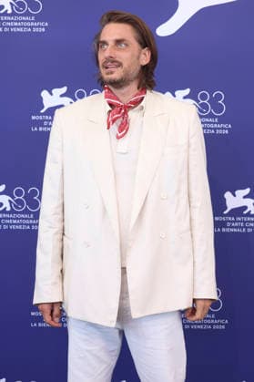 Luca Marinelli beim Photocall zum Kinofilm The Echo Chamber auf der Biennale di Venezia 2026 83. Internationale Filmfestspiele von Venedig im Palazzo del Casino. Venedig, 06.09.2026